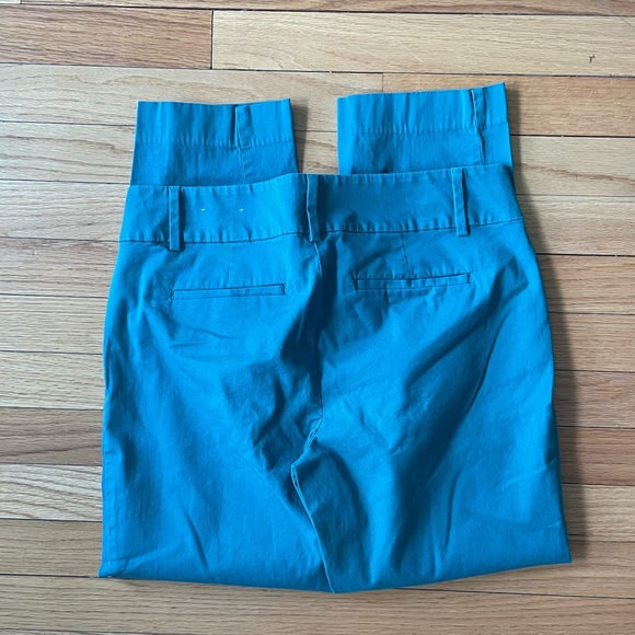 Loft teal original cropped pants - Picture 3 of 5